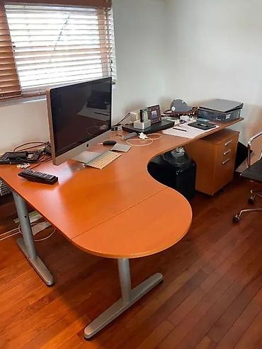 Kancelarijski stolovi: Radna ploča/produžetak za kancelarijski sto – polukružni segmenti - — 4