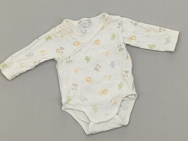 body niemowlęce białe: Body, H&M, 0-3 m, 
stan - Dobry