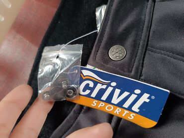 Pantalone: NOVE CRIVIT zimske softshell pantalone – crne - Topao flis postava s — 13