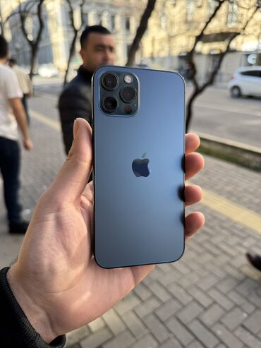 iphone 13 dubai qiymeti: IPhone 12 Pro, 128 GB, Pacific Blue