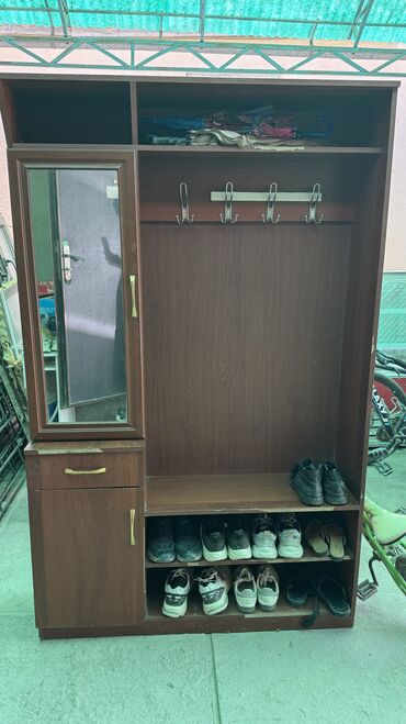 мебель в прихожую купить: Гарнитур для прихожей, Б/у, Вешалка, Зеркало, Обувница, Самовывоз