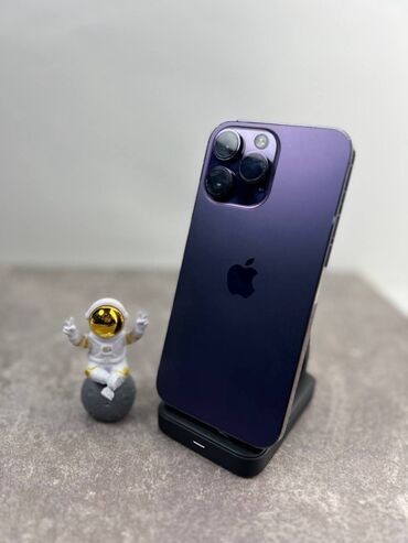 айфон 8 бу цена в бишкеке: IPhone 14 Pro Max, Deep Purple, Зарядное устройство