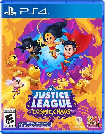 PS5 (Sony PlayStation 5): PS4 DC's Justice League Cosmic Chaos - Оригинальный диск !!! DC's