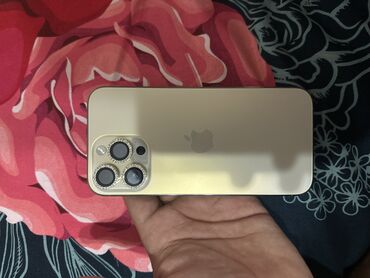 iphone 14 pro купить бишкек: IPhone 14 Pro Max, Колдонулган, 256 ГБ, Matte Gold, Каптама, 93 %