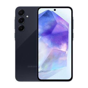 Кабели: Samsung Galaxy A55, цвет - Серый, Отпечаток пальца