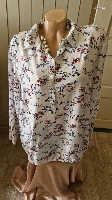 torbe b: Tom Tailor, XL (EU 42), Cotton, Floral, color - White