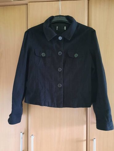 jakne za trudnice h m: Zenska jaknica za prelazno vreme Vecno moderna kratka jaknica crne