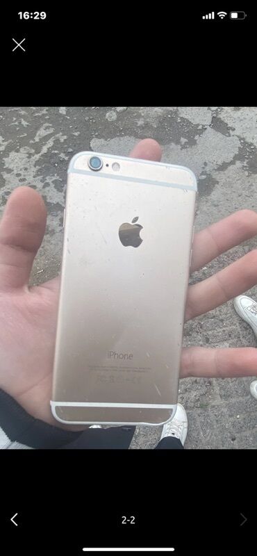 Apple iPhone: IPhone 6, Qızılı, Qırıq