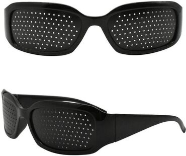 очки для зрения: Очки перфорационные, тренажеры для коррекции зрения, с дырочками
