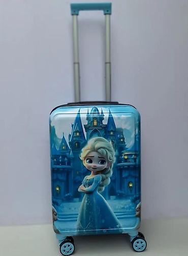 Rančevi, torbe i koferi: Dečiji kofer na točkiće – tema ledene princeze - Tvrdi kofer sa — 2
