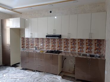 Sifarişlə mətbəx mebeli: Sifarişlə mətbəx dəsti, Özü çəkən petlələr, Sadə laminat, Kredit yoxdur, Pulsuz çatdırılma, Rayonlara çatdırılma — 6