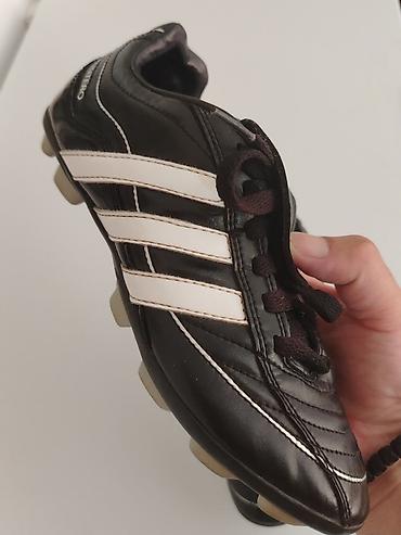 Kopačke: Adidas kopačke za fudbal – broj 38 klasičan model u crnoj boji sa — 10