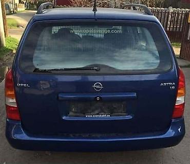 staklo: OPEL ASTRA G 1.6 - KOMPLETAN AUTO U DELOVIMA | Z16XE MOTOR PLAVA — 3