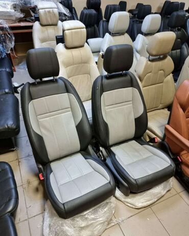 бус сидения: Комплект сидений, Кожа, Land Rover Б/у, Оригинал