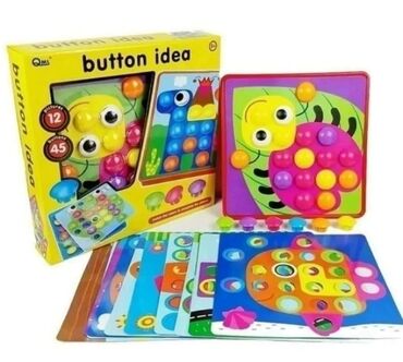 развивающая игра для маленьких детей: Классная мозаика для малышей развивает координацию движений, мелкую