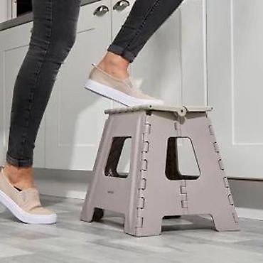 Ostali dečiji nameštaj: Preklopna plastična sklopiva stolica/tabure – HOBBY - Višenamenska — 22