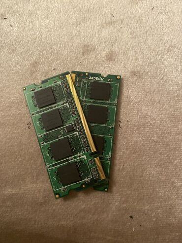 Sərt disklər (HDD): Operativ yaddaş (RAM) Apacer, 2 GB, 1333 Mhz, DDR2, Noutbuk üçün, Yeni