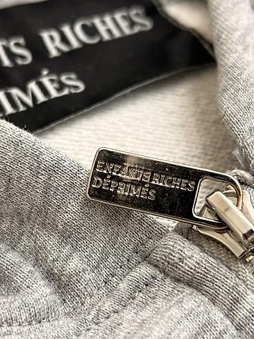 pull and: Худи на молнии Enfants Riches Déprimés серого меланжевого цвета — 7