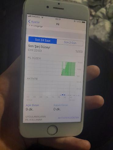 ayfon s: IPhone 6, 32 GB, Gümüşü, Barmaq izi — 4