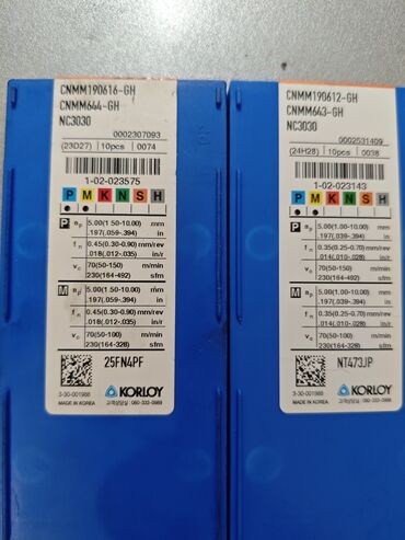 Digər alət dəstləri: Metal emalı üçün kəsici alətlər dəsti - Torna üçün karbid — 3