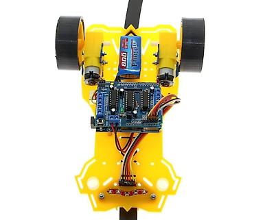 robot konstruktorları: Gama Əsas Səviyyə Xətt İzləyən Robot Dəsti Bir Çox Ölkədə Keçirilən — 4