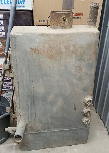 Буржуйки: Твердотопливная печь-«буржуйка»/котёл прямоугольного типа из толстой — 7