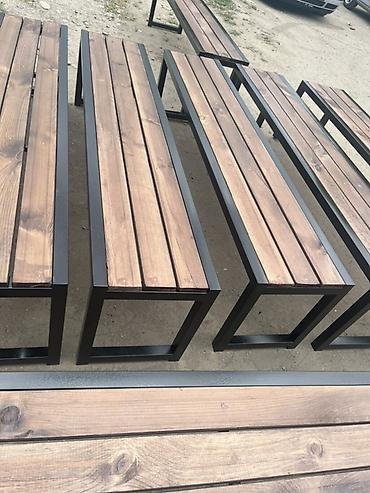 Другая мебель: Скамейка со спинкой Скамейка без спинки всегда в наличии Каркас at lalafo.kg — 3 Другая мебель: Скамейка со спинкой Скамейка без спинки всегда в наличии Каркас — 3