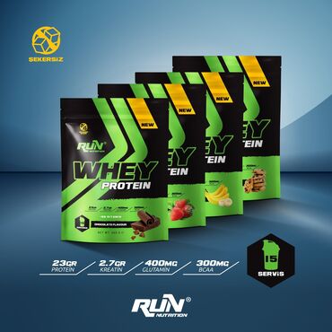 run nutrition: 1 dəfəlik istifadə Üçün Proteinlər Alman və Türk istehsalı Şkoladlı🍫