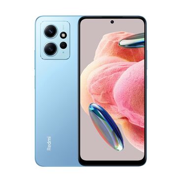 мобильный телефон редми: Xiaomi, Redmi Note 12, Новый, 128 ГБ, цвет - Голубой, 2 SIM