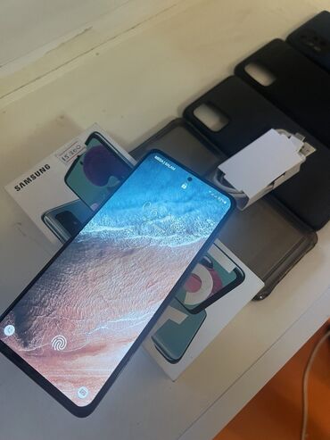 Samsung: Samsung A51, Жаңы, 128 ГБ, түсү - Көгүлтүр, 2 SIM