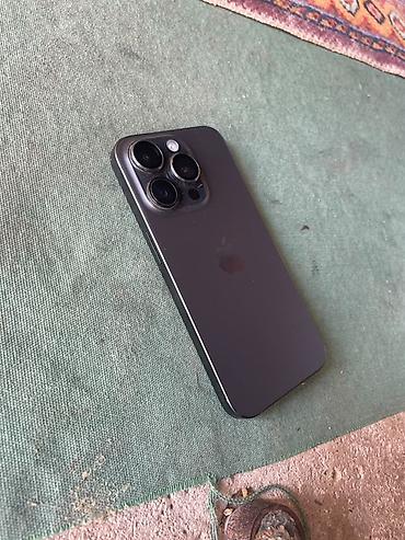 IPhone 15 Pro, Б/у, 256 ГБ, Черный, Защитное стекло, 86 %