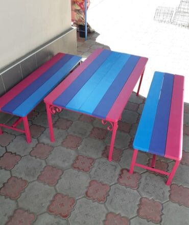 санки в бишкеке: В наличии комплект стол и две скамейки песочницыгорки турники