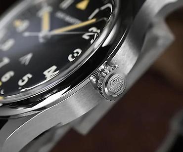 Ručni satovi: San Martin SN0105-G-XB -Crna/Black- Pilot sat- Seiko — 6