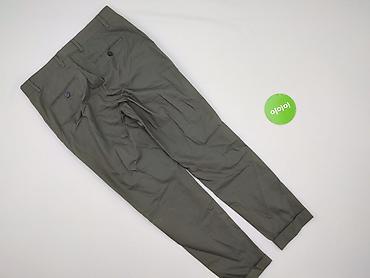 czarne cargo pull and bear: Reserved, Spodnie materiałowe damskie, rozmiar M — 3