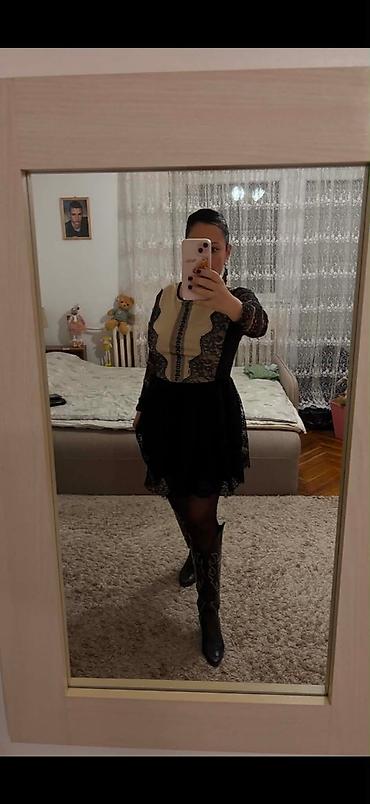 baletanke na vezivanje: Potpuno ocuvana haljina, kratka, vecernja, svecana, cipkama. Kopca se — 3