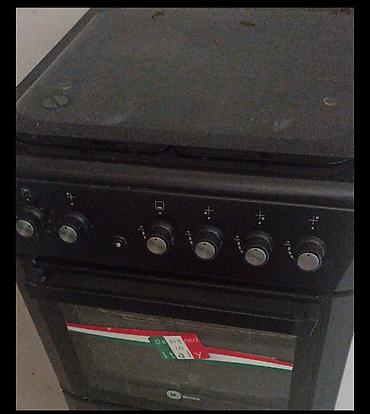 bisirme paneli: Qaz plitəsi və elektrik sobası kombinə edilmiş ocaq - Rəng: qara - — 1