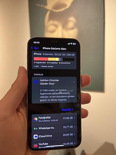 ipone 12 mini: IPhone 12 Pro, 256 GB, Ağ, Face ID — 4