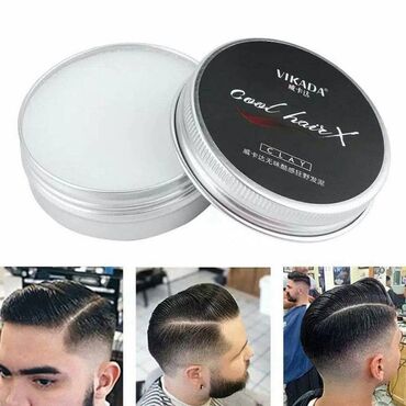 баночки для косметики: VIKADA - Матовый воск для укладки волос мужской, сильная фиксация