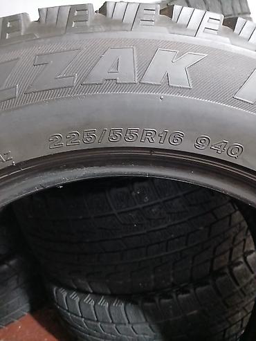 blizzak: Шины 225 / 55 / R 16, Зима, Б/у, Комплект, Легковые, Япония, Bridgestone — 4