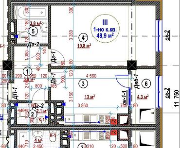 Новостройки от застройщика: Сдан, 1 комната, 49 м² — 4