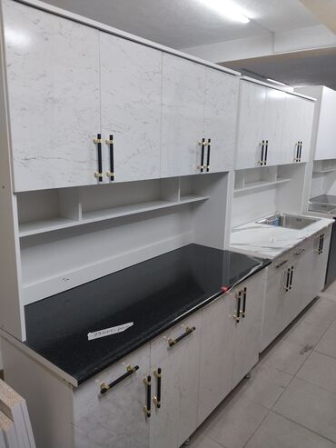 Кухонные гарнитуры: Кухонный гарнитур, Новый, цвет - Белый, ДСП, Бесплатная доставка, Платная доставка at lalafo.kg — 12 Кухонные гарнитуры: Кухонный гарнитур, Новый, цвет - Белый, ДСП, Бесплатная доставка, Платная доставка — 12