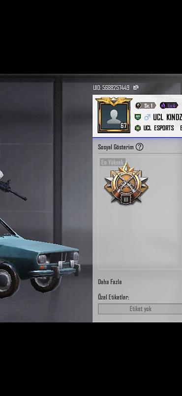iticket konsert blok3: PUBG Mobile hesabı satılır — kosmetik əşyalar və emote-larla zəngin — 1