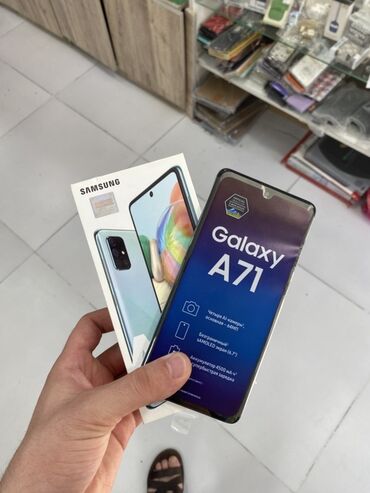 Samsung: Samsung Galaxy A71, 128 GB, rəng - Mavi, Kredit