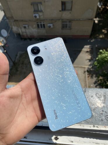 Xiaomi: Xiaomi Redmi 13C, 128 GB, rəng - Mavi, 
 Barmaq izi, İki sim kartlı, Face ID