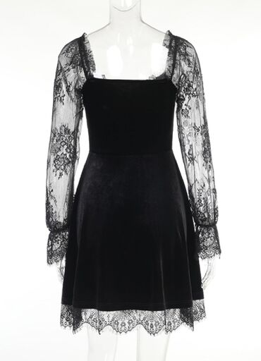 Kokteyl donlar: Amazon gothic dress ölçü XL (M və L geyinənə də uyğun olar məncə) — 5