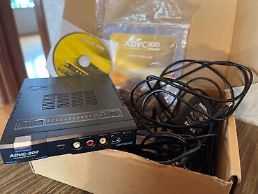 mini dv kamera: Canopus ADVC-300 — peşəkar analoq-rəqəmsal video konvertoru. VHS — 5