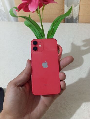 защитная пленка на телефон: IPhone 12 mini, Qırmızı, Face ID