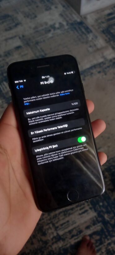 pillə: IPhone 7, Черный, Отпечаток пальца