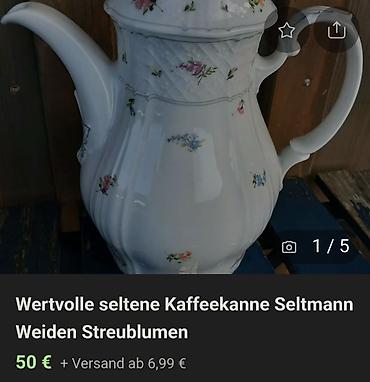 pepco case: Bokal nov Seltmann Weiden porcelan,Bavaria iz 90ih.god. Nov — 3