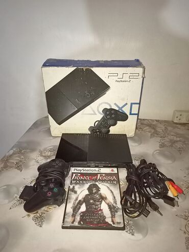 PS2 & PS1 (Sony PlayStation 2 & 1): PlayStation 2 (PS2) Slim komplekti Dəst tərkibi: - PlayStation 2 Slim